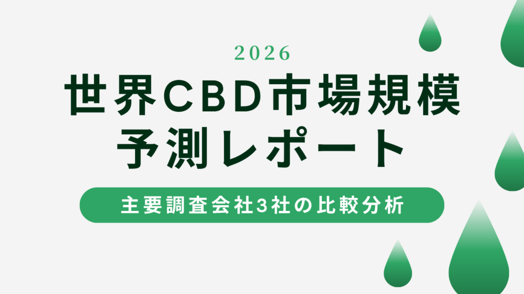Global CBD Market Size Forecast Report